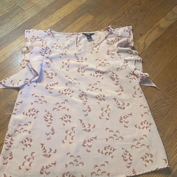 H&M floral sleeves top - size 8 - Picture 2 of 7